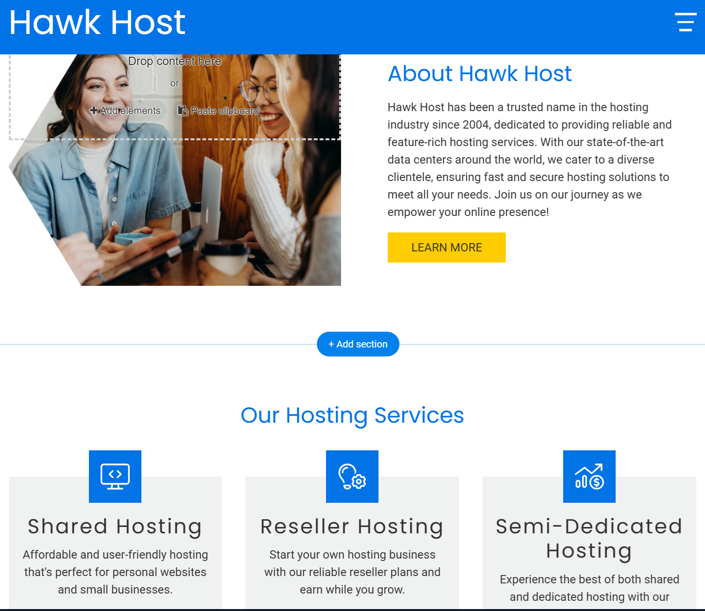 Sitejet Initial Site